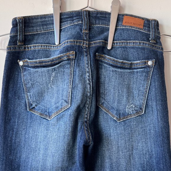 Gently Worn, but Lovingly Cared For, Judy Blue Boot Cut Jeans Style# JB8235DK - Picture 10 of 14